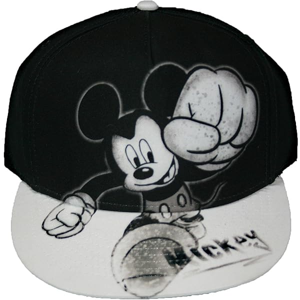 Amazon.com: Disney Youth Mickey Mouse Smash Flat Bill Baseball Hat